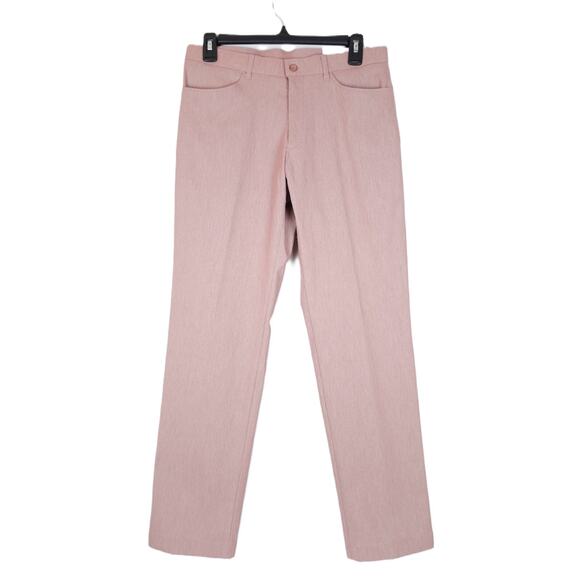 Tommy Hilfiger Men’s Modern-Fit Stretch Twill Dress Pants Rose Pink 34x34 NWT - Picture 2 of 6